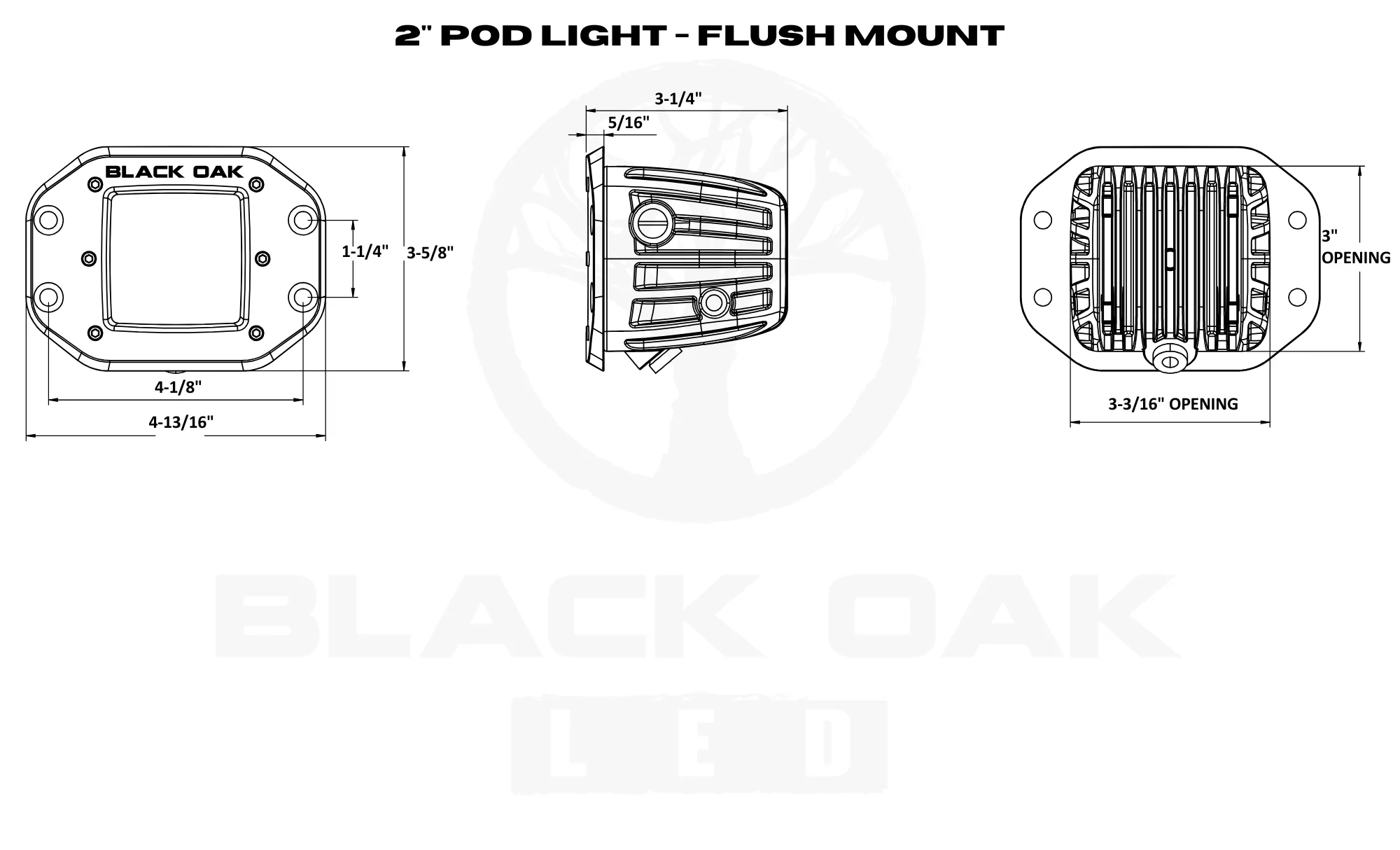 2 Inch Flush Mount LED Pod Light – Pro Series 3.0 | Diffused or Flood (40W) - Image 4