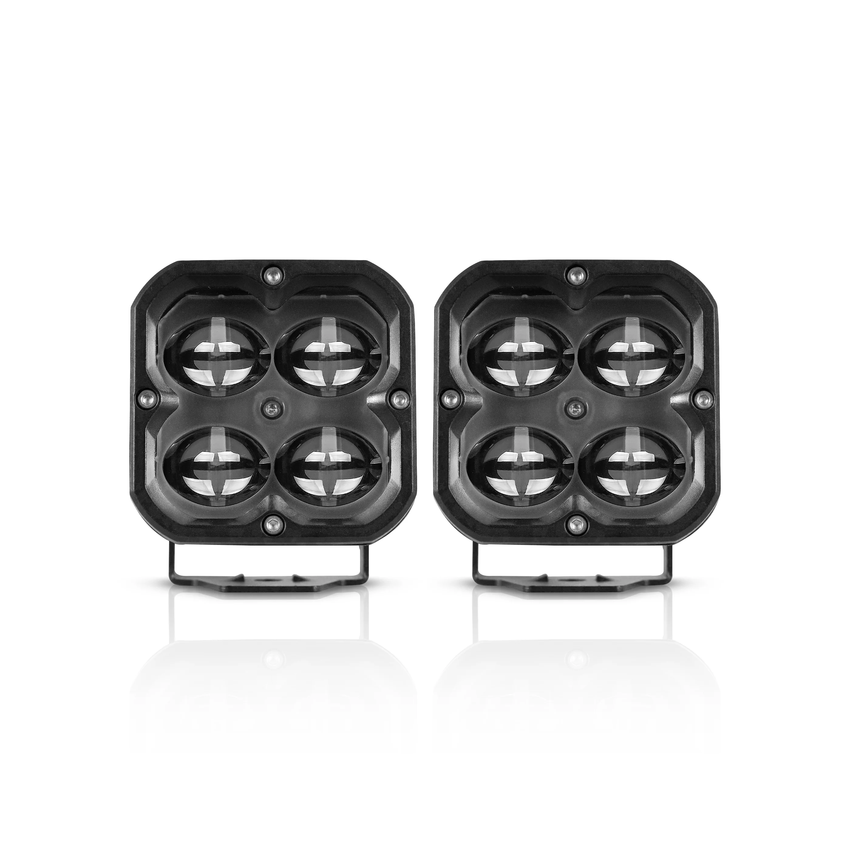 NEW - DTR Series Street Legal SAE LED Pod Lights (Pair) - Fog & Driving Beam | 20 Watt - Image 4
