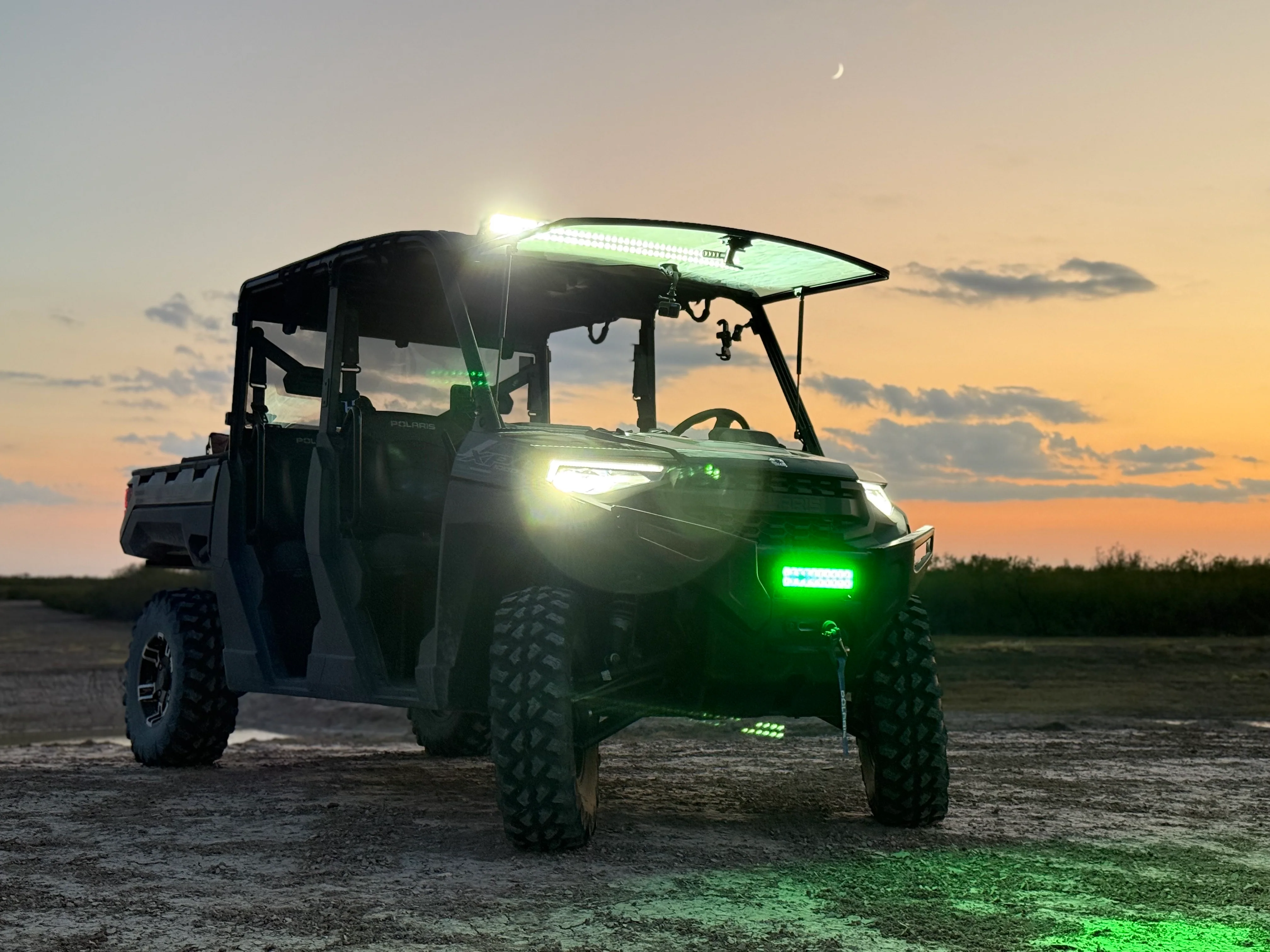 10 Inch Green Hog Hunting LED Light Bar – Double Row | Combo Optics | Pro Series 3.0 (60W) - Image 4