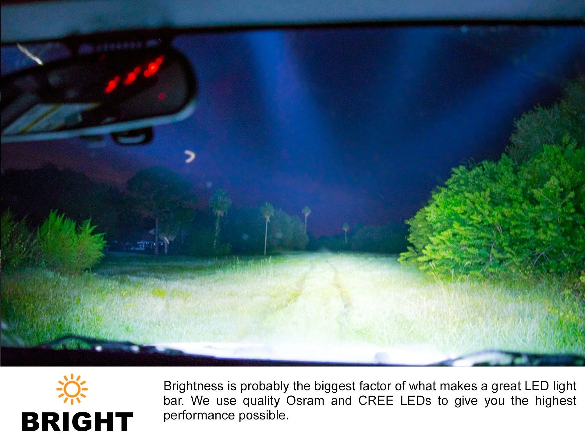 10 Inch Diffused Marine Double Row: Black Oak LED Pro Series 3.0 Dual Row LED Light Bar - Image 3