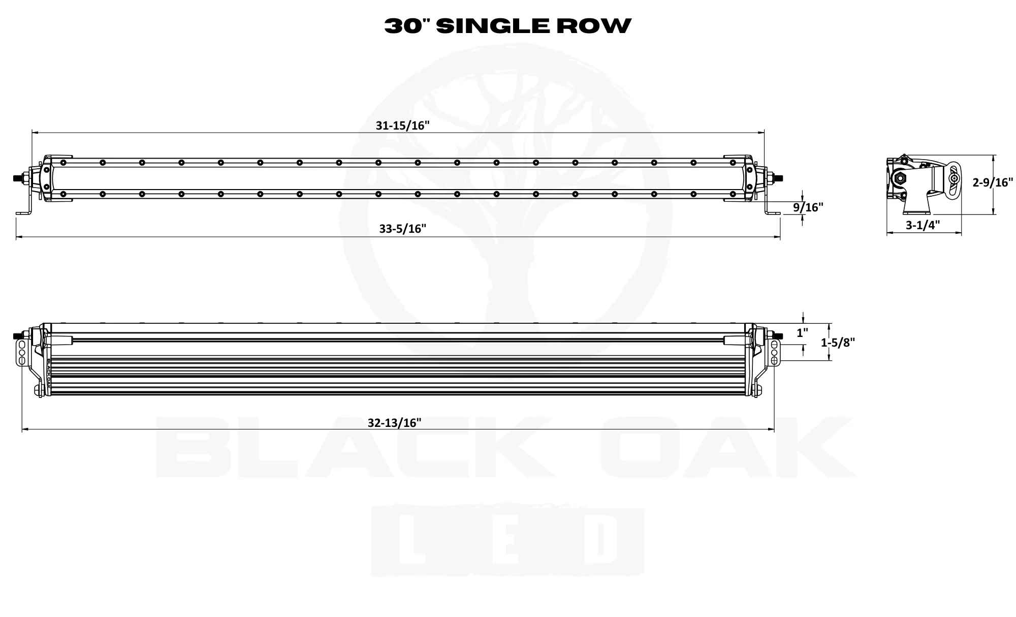 30 Inch LED Light Bar – Single Row | Spot, Flood, or Combo Optics | Pro Series 3.0 (90W / 150W) - Image 7