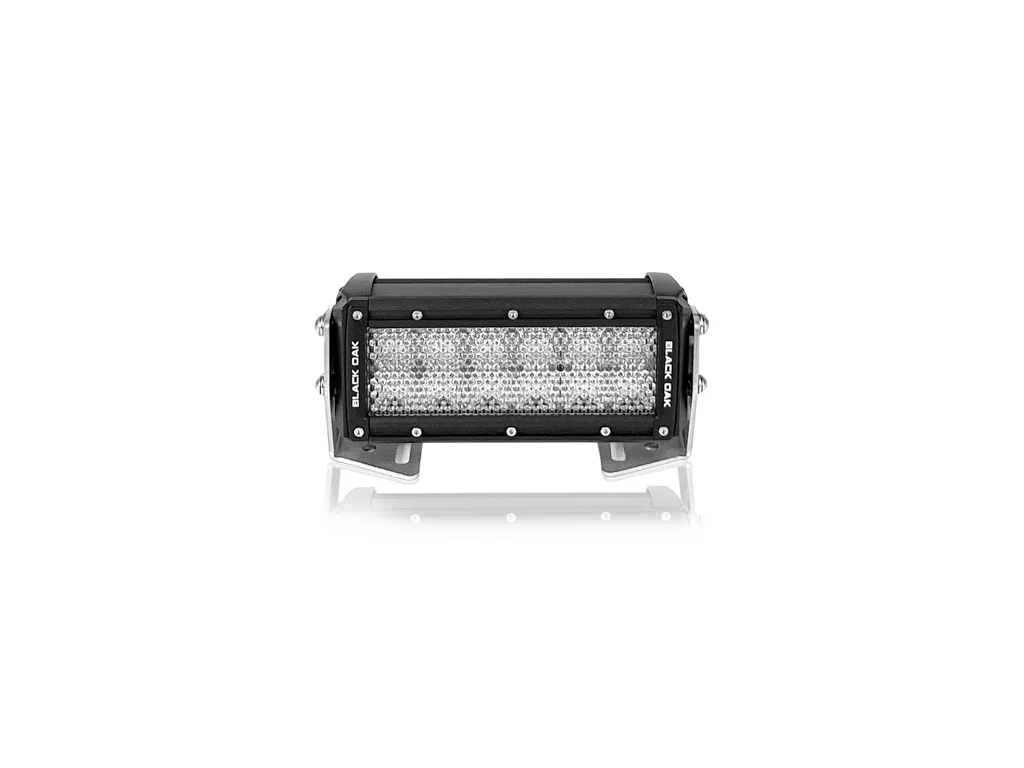 6 Inch Diffused Double Row: Black Oak LED Pro Series 3.0 Dual Row LED Light Bar - Image 6