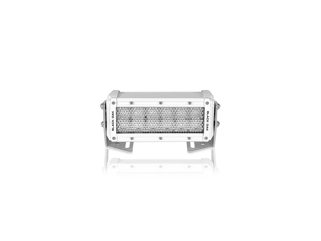 6 Inch Diffused Marine Double Row: Black Oak LED Pro Series 3.0 Dual Row LED Light Bar - Image 6