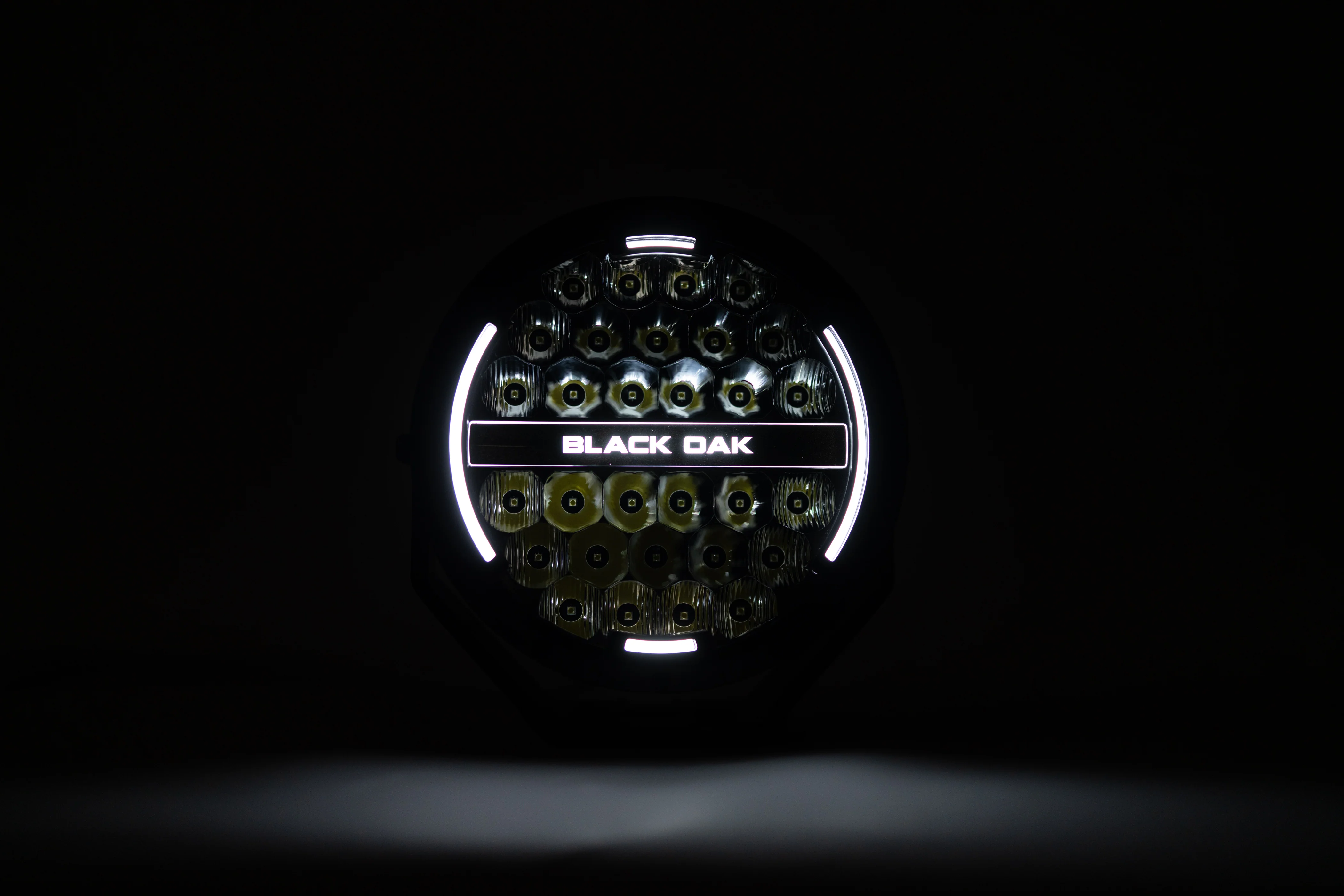 NEW - 9 Inch Round Series LED Pair - With Amber & White Halo (Backlight) - 150W - Image 7