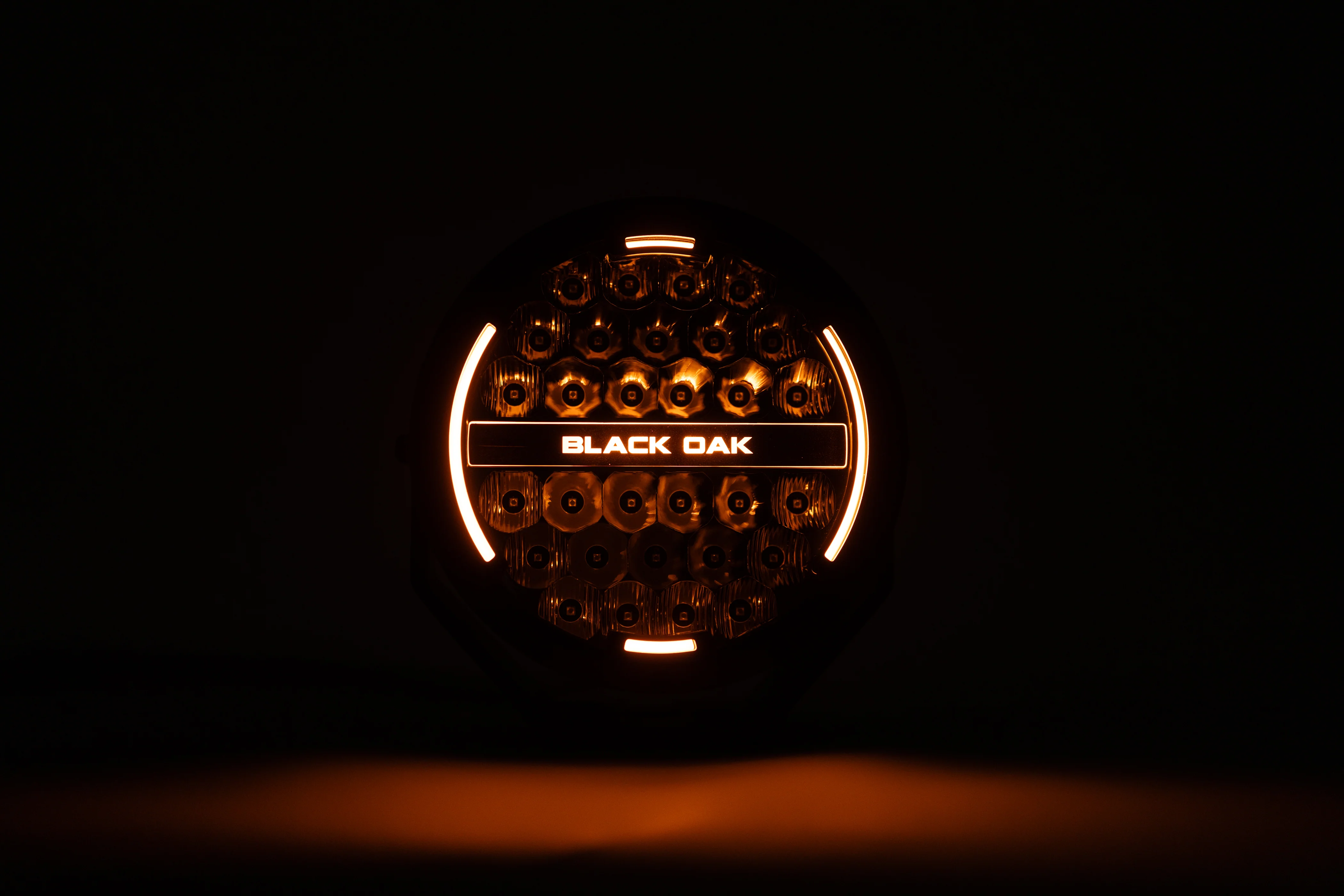 NEW - 9 Inch Round Series LED Pair - With Amber & White Halo (Backlight) - 150W - Image 8