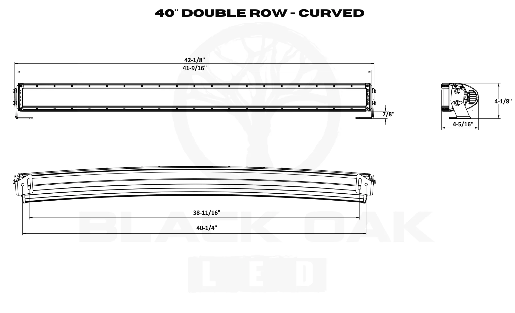 40 Inch Curved Double Row LED Light Bar – Pro Series 3.0 | Spot, Flood, or Combo (240W / 400W) - Image 4