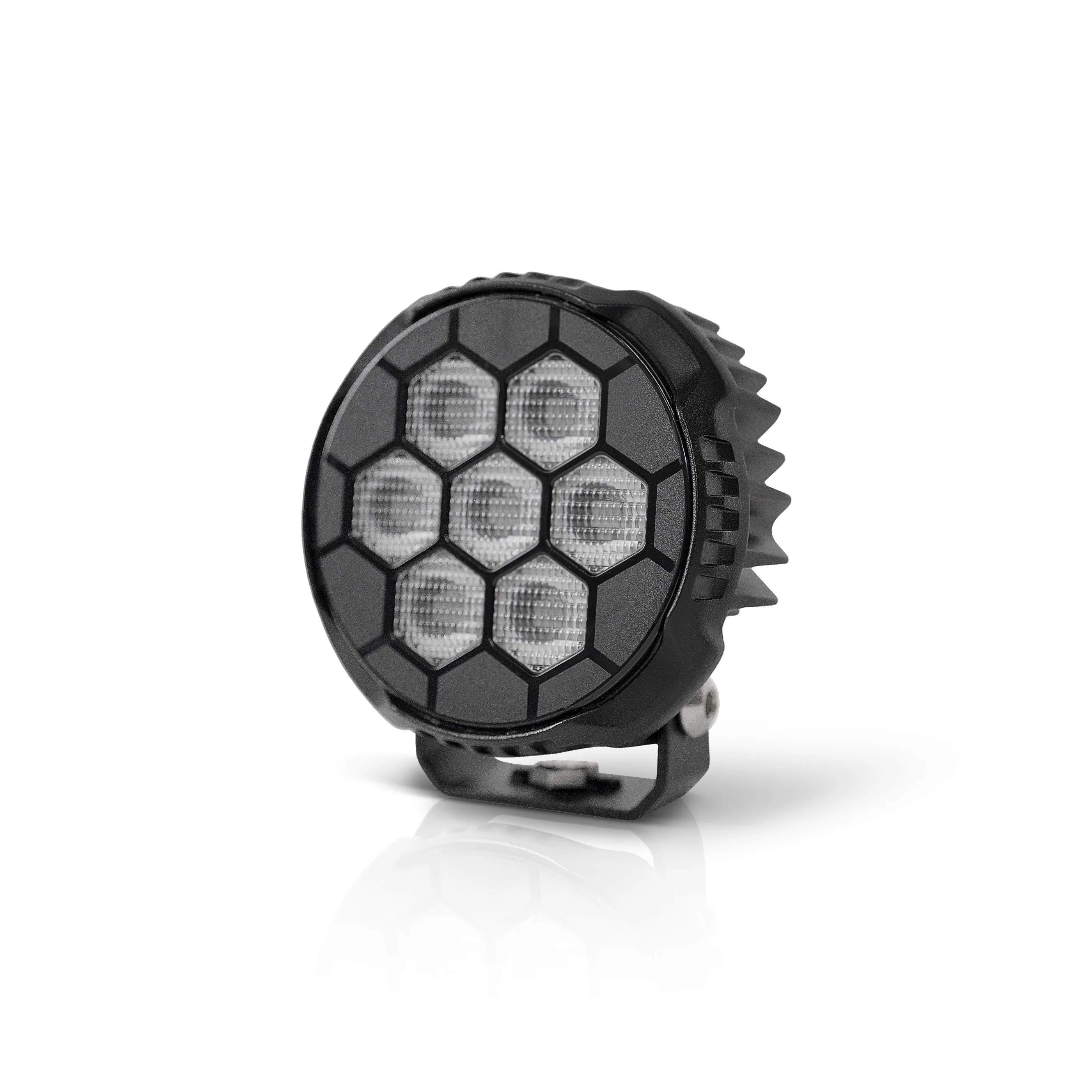 4" Round LED Work Light - Heavy Equipment & Forklift Flood Light - 45 Watt - Image 3