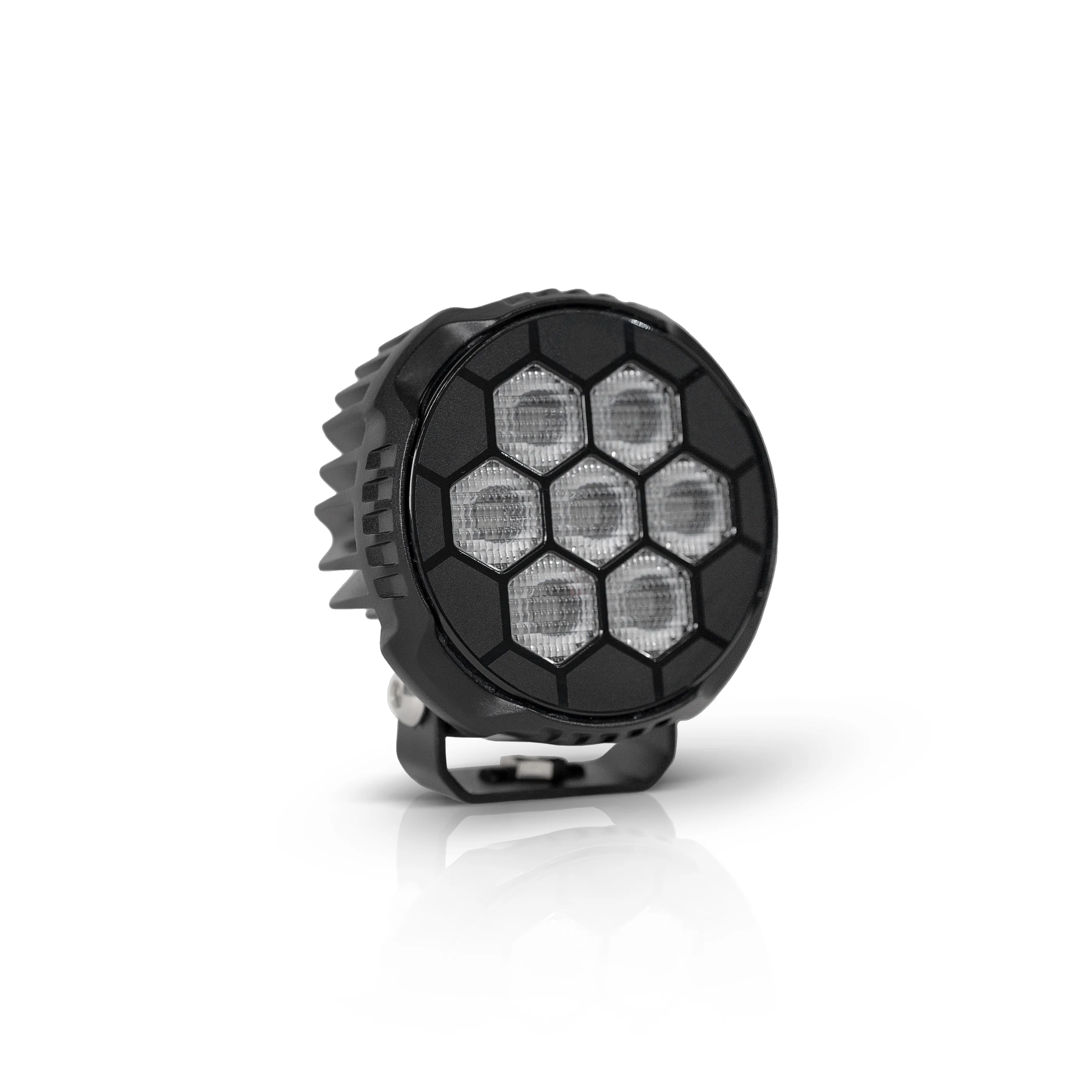 4" Round LED Work Light - Heavy Equipment & Forklift Flood Light - 45 Watt - Image 4